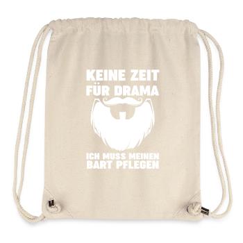 Bärtig Bartträger Bart - Stanley/Stella recycelter Gym Bag - Naturweiß - Vorne