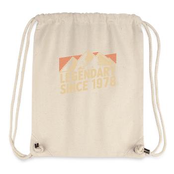 Legendary since 1978 Birthday - Stanley/Stella Recycled Gym Bag - natural - Front