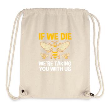 Beekeeper - Stanley/Stella Recycled Gym Bag - natural - Front