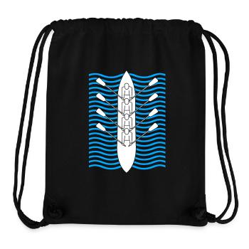 Équipe d’aviron Aviron Aviron Rameur - Sac à cordon recyclé Stanley/Stella - noir - Devant