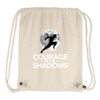 COURAGE IN THE SHADOWS - Stanley/Stella Recycled Gym Bag - natural - Front