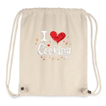 I Love Cooking Cooking Cooking Kitchen Cooking Cook - Stanley/Stella Recycled Gym Bag - natural - Front