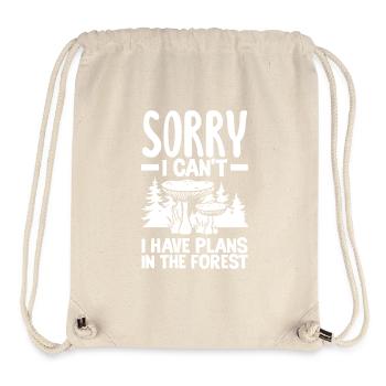 Pilzsammler Sorry, Ich Habe Pläne Im Wald - Stanley/Stella recycelter Gym Bag - Naturweiß - Vorne