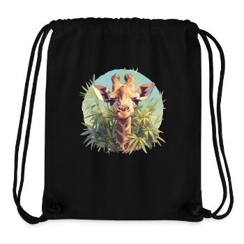Giraffes Giraffe - Stanley/Stella Recycled Gym Bag - black - Front