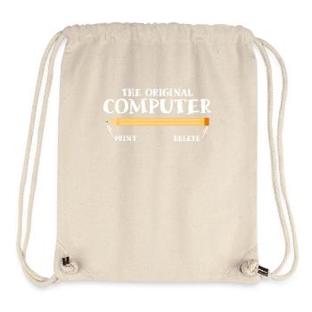 Der Original Computer: Humorvolles Design für - Stanley/Stella recycelter Gym Bag - Naturweiß - Vorne