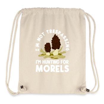 Pilzsammler Nicht Trespassing Morels - Stanley/Stella recycelter Gym Bag - Naturweiß - Vorne