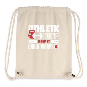Athletic Trainers Keep It Under Wraps - Stanley/Stella Recycled Gym Bag - natural - Front