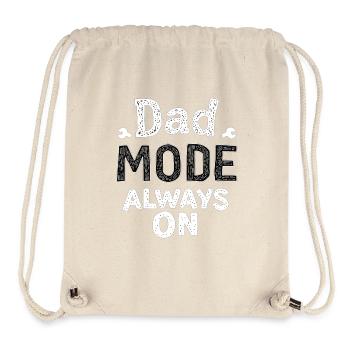 Dad Mode Always On Lustiger Papa Spruch Väter - Stanley/Stella recycelter Gym Bag - Naturweiß - Vorne