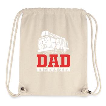 Fire Truck Children's Birthday Party - Stanley/Stella Recycled Gym Bag - natural - Front