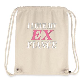 I LOVE MY EX FIANCE - Stanley/Stella Recycled Gym Bag - natural - Front