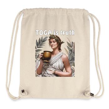 Frau TOGA is truth - Stanley/Stella recycelter Gym Bag - Naturweiß - Vorne