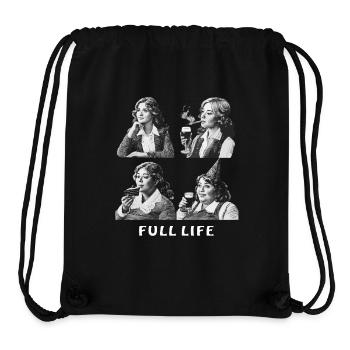 FULL LIFE - Stanley/Stella Recycled Gym Bag - black - Front