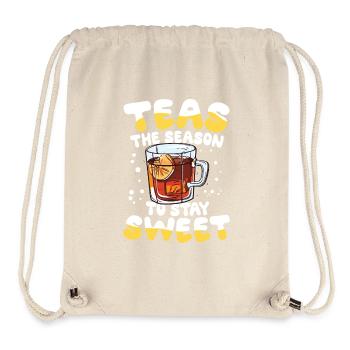Teas The Season To Stay Sweet für einen - Stanley/Stella recycelter Gym Bag - Naturweiß - Vorne
