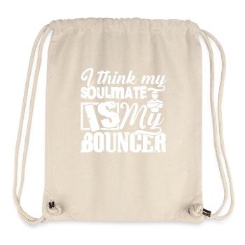 Bouncer Is My Soulmate - Stanley/Stella Recycled Gym Bag - natural - Front