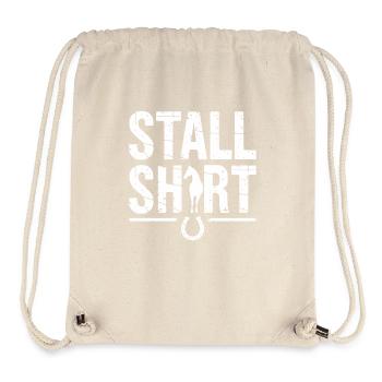 Pferde Reiten Stall Shirt Reiterin Pferdeliebhaber - Stanley/Stella recycelter Gym Bag - Naturweiß - Vorne