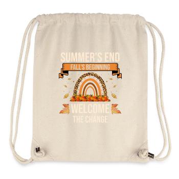 The end of summer Beginning of autumn, ready - Stanley/Stella Recycled Gym Bag - natural - Front
