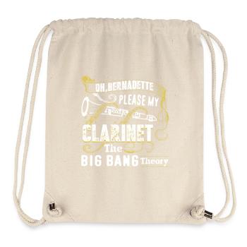 Please My Clarinet The Big Band Theory - Stanley/Stella Recycled Gym Bag - natural - Front
