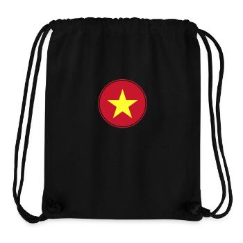 Vietnam Vietnamesische Flagge Vietnamese - Stanley/Stella recycelter Gym Bag - Schwarz - Vorne