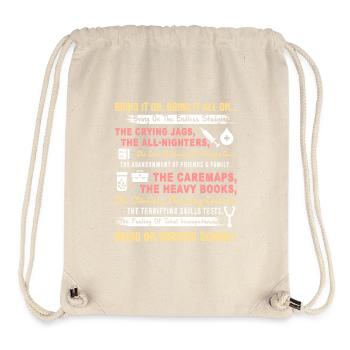 Bring On Nursing School - Stanley/Stella Recycled Gym Bag - natural - Front