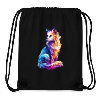 Katze - Stanley/Stella recycelter Gym Bag - Schwarz - Vorne