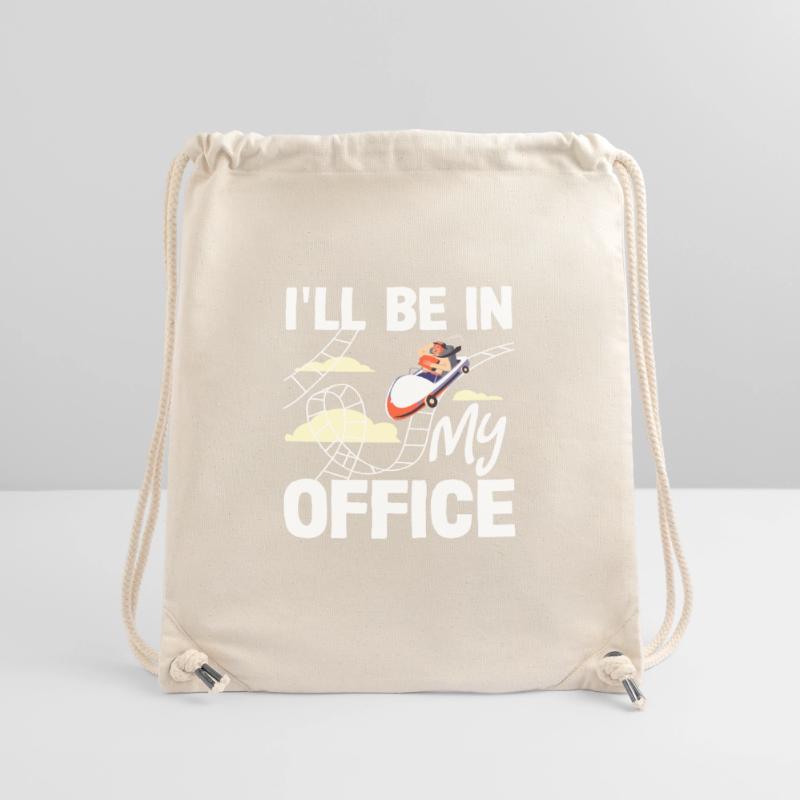 Roller coaster my office experience fun Stanley/Stella Recycled Gym Bag