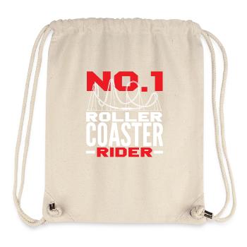 No. 1 Roller Coaster Rider Adventure - Stanley/Stella Recycled Gym Bag - natural - Front