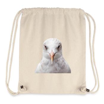 Möwe - Stanley/Stella recycelter Gym Bag - Naturweiß - Vorne