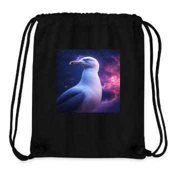 Möwe - Stanley/Stella recycelter Gym Bag - Schwarz - Vorne