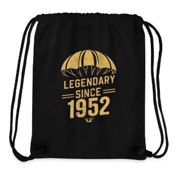 Legendär Seit 1952 - Skydiver Geburtstag Vintage - Stanley/Stella recycelter Gym Bag - Schwarz - Vorne