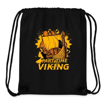 Part Time Viking - Stanley/Stella Recycled Gym Bag - black - Front