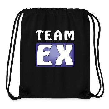 TEAM EX - Stanley/Stella recycelter Gym Bag - Schwarz - Vorne