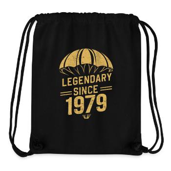 Legendär Seit 1979 - Skydiver Geburtstag Vintage - Stanley/Stella recycelter Gym Bag - Schwarz - Vorne