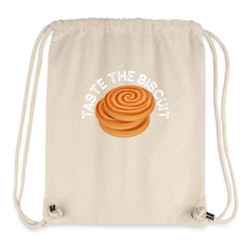 Taste The Biscuit Taste The Goodness - Stanley/Stella Recycled Gym Bag - natural - Front