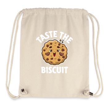 Taste The Biscuit Taste The Goodness - Stanley/Stella Recycled Gym Bag - natural - Front