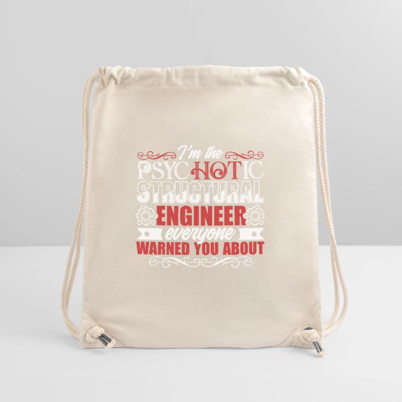 Structural Engineer Psychotic Structural Engineer Stanley/Stella Recycled Gym Bag