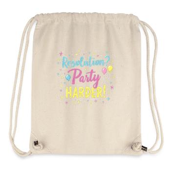 Resolution Party Design – Lustiges Silvester Motiv - Stanley/Stella recycelter Gym Bag - Naturweiß - Vorne