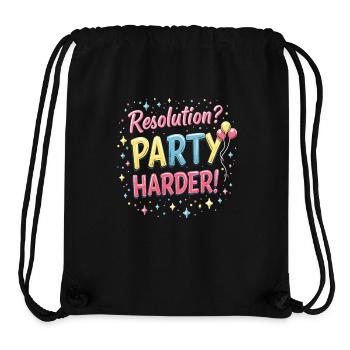 Resolution Party Design – Lustiges Silvester Motiv - Stanley/Stella recycelter Gym Bag - Schwarz - Vorne