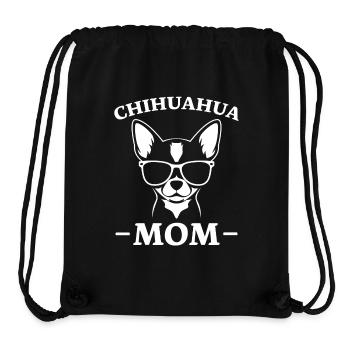 Chihuahua Saying Mom Funny Chihuahua Gift - Stanley/Stella Recycled Gym Bag - black - Front