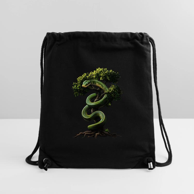 Green Tree Python Snakes Lover Terrarium Stanley/Stella Recycled Gym Bag