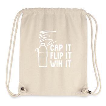 Cap It Flip It Win It - Fun for - Stanley/Stella Recycled Gym Bag - natural - Front