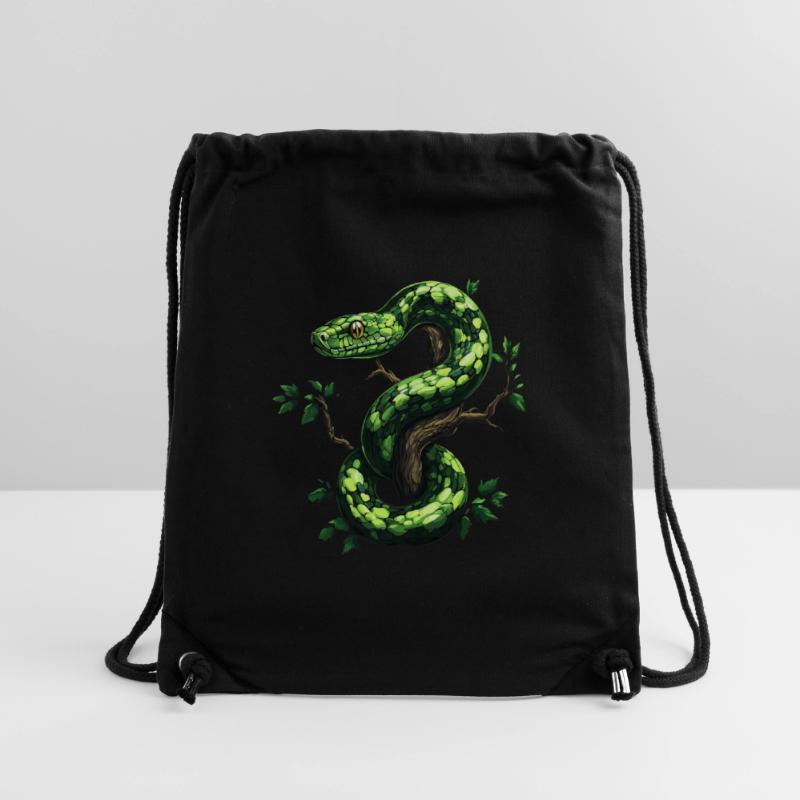 Green Tree Python Snakes Lover Terrarium Stanley/Stella Recycled Gym Bag
