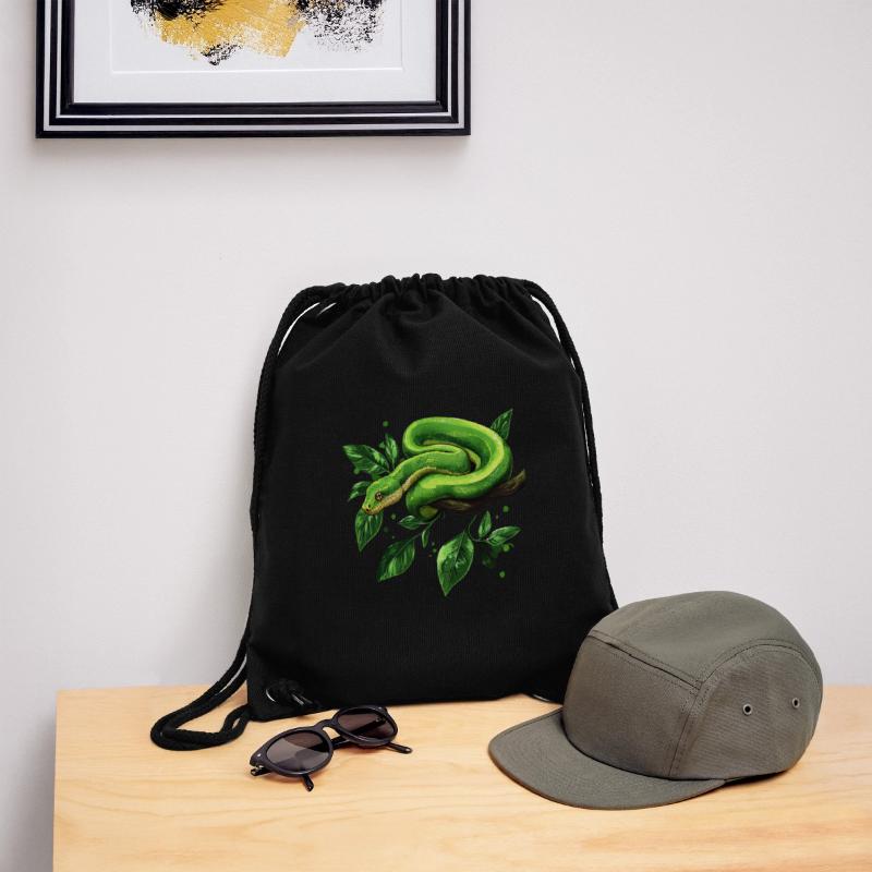 Green Tree Python Snakes Lover Terrarium Stanley/Stella Recycled Gym Bag