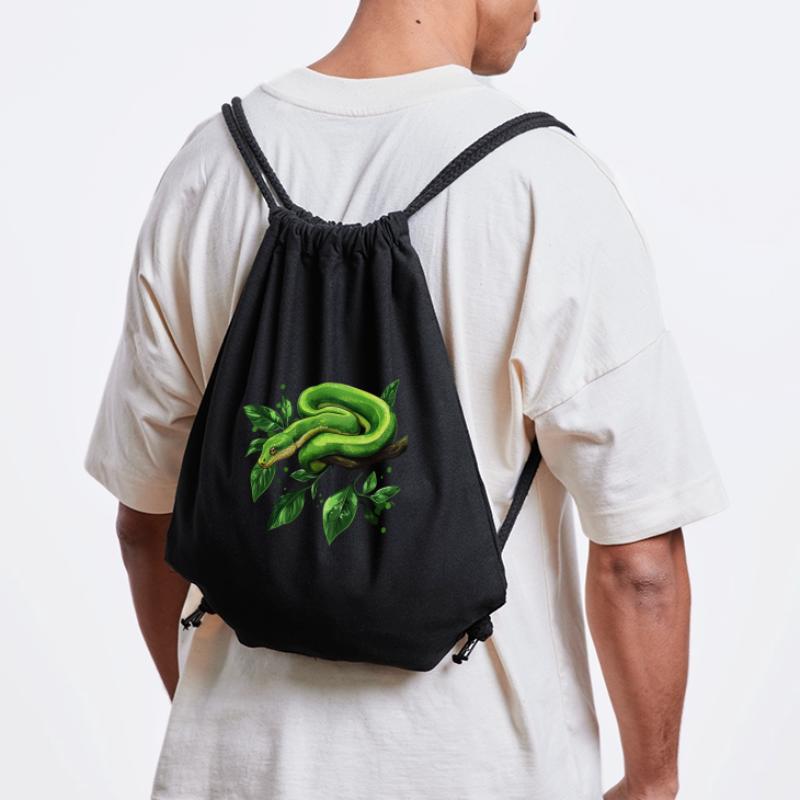 Green Tree Python Snakes Lover Terrarium Stanley/Stella Recycled Gym Bag
