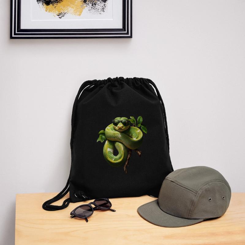 Green Tree Python Snakes Lover Terrarium Stanley/Stella Recycled Gym Bag