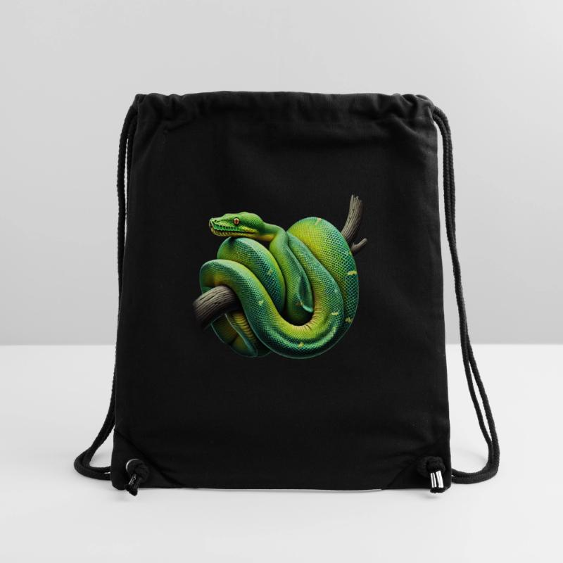 Green Tree Python Snakes Lover Terrarium Stanley/Stella Recycled Gym Bag