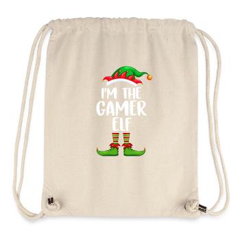 I'm The Gamer Elf Shirt Matching Family Christmas - Stanley/Stella recycelter Gym Bag - Naturweiß - Vorne
