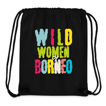 wilde Frau von Borneo Malaysian Asien insel - Stanley/Stella recycelter Gym Bag - Schwarz - Vorne
