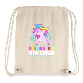 4. Klasse - Stanley/Stella recycelter Gym Bag - Naturweiß - Vorne