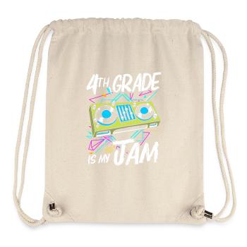 4. Klasse - Stanley/Stella recycelter Gym Bag - Naturweiß - Vorne