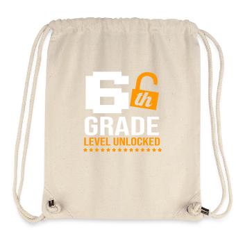 6. Klasse - Stanley/Stella recycelter Gym Bag - Naturweiß - Vorne